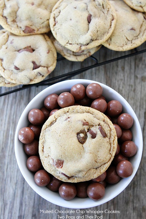 Malted chocolate chip Whoppers cookies
