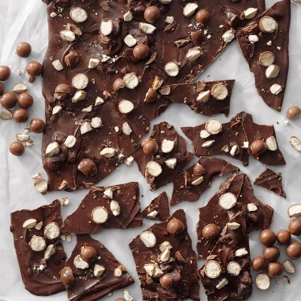 Malted milk bark