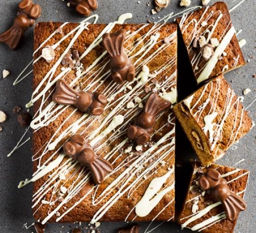 Malted milk blondies