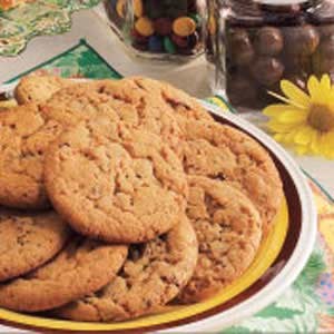Malted milk cookies