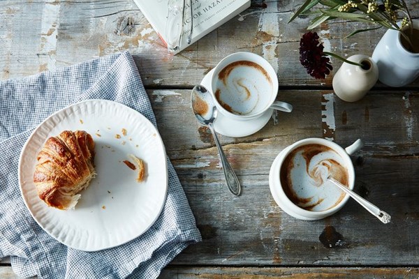Malted milk latte