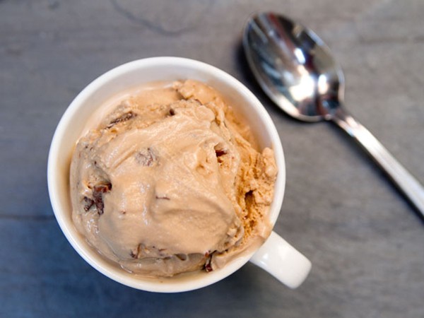 Malted milk toffee crunch ice cream