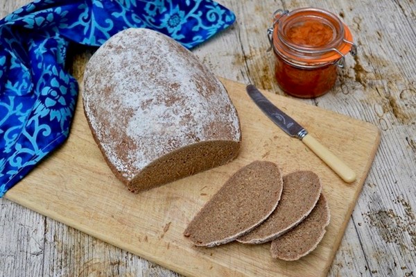 Malted wholemeal & rye sourdough bread