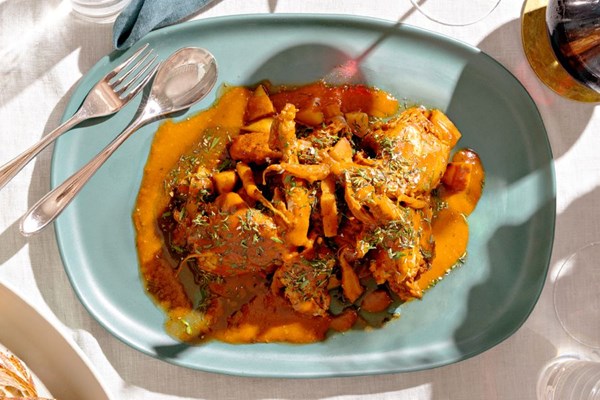 Maltese braised rabbit (Stuffat tal-fenek)