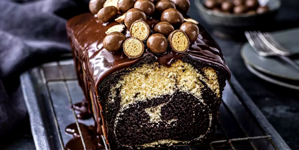 Maltesers marble cake