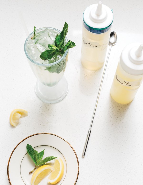 Mamaleh's limonana, an Israeli lemon-and-mint refresher