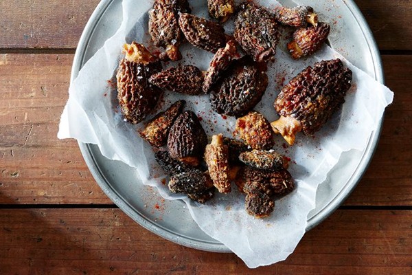 Mama's morels fried in butter