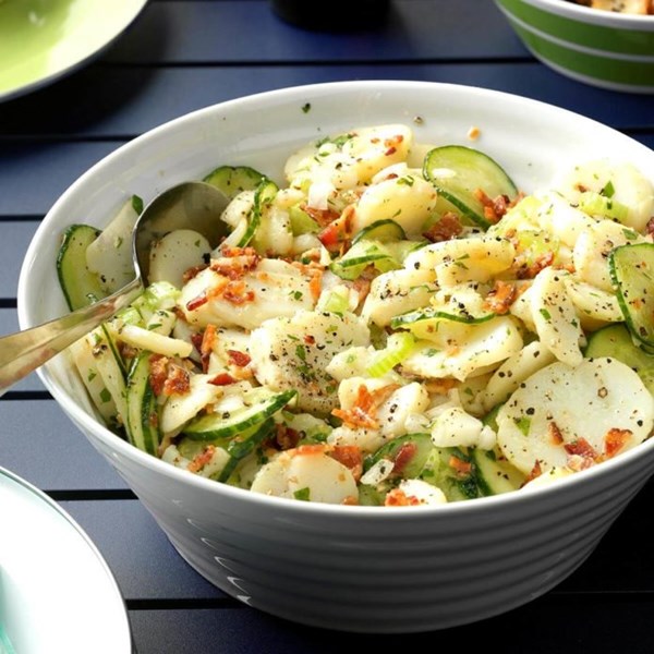 Mama's warm German potato salad