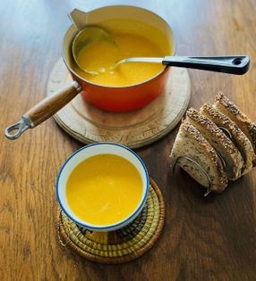 Mamie Odile's butternut squash soup (Le velouté de butternut Mamie Odile)