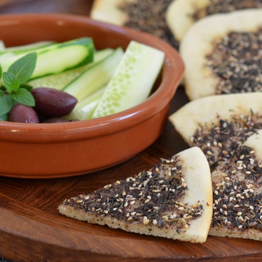 Manakish zaatar