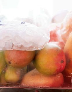 Mandarin and mango agua fresca