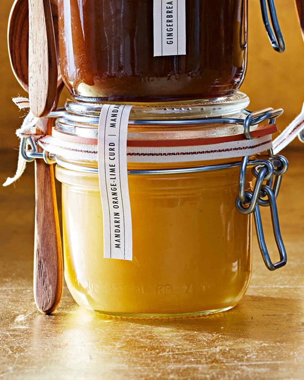 Mandarin-lime curd