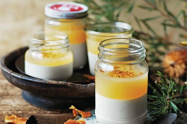 Mandarin mousse and jelly