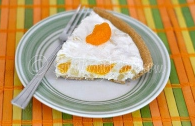 Mandarin orange freezer pie