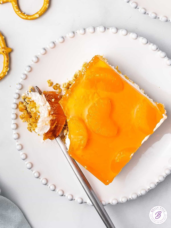 Mandarin orange pretzel salad