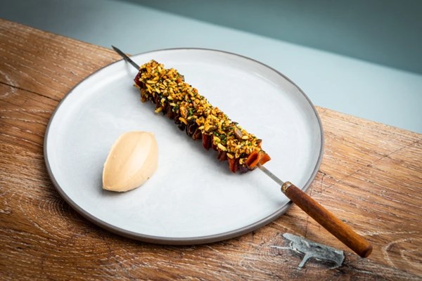 Mangal flame badgers beetroot, pumpkin seed granola and cashew nut butter
