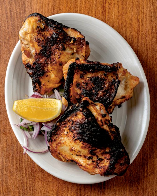 Mangal II’s Turkish grilled chicken thighs