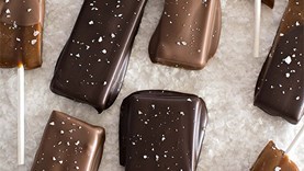 Mangawhai sea salt caramel lollipops [Mary Bennett]