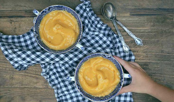 Mango & banana soft serve