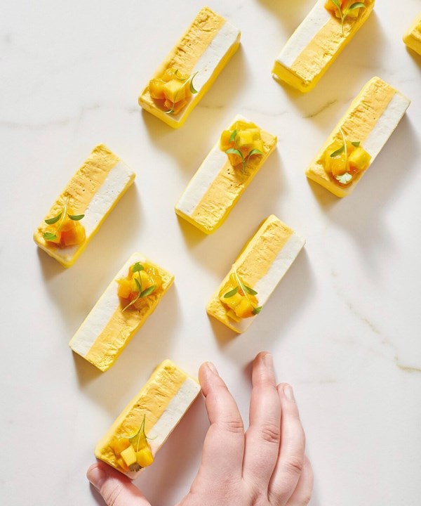 Mango & lime petits gâteaux