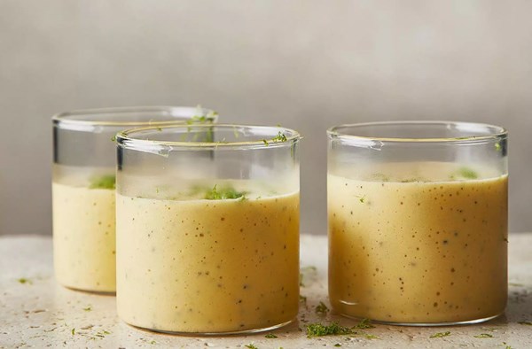 Mango & passion fruit lassi