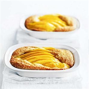 Mango and almond pies