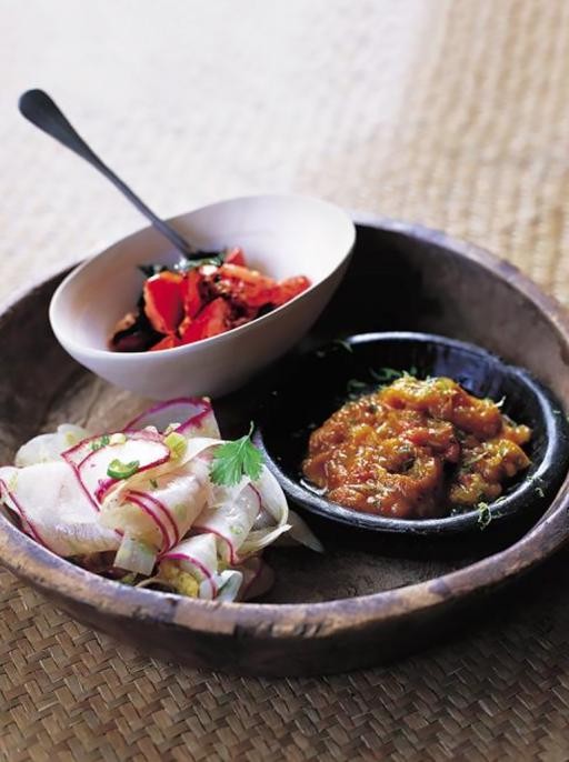 Mango and apricot pickle