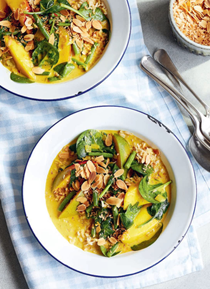 Mango and coconut curry