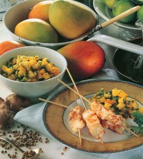 Mango and coriander salsa