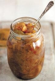 Mango and ginger chutney