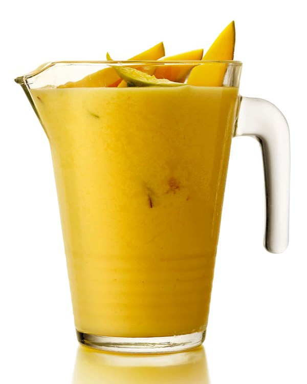 Mango and green tea lassi