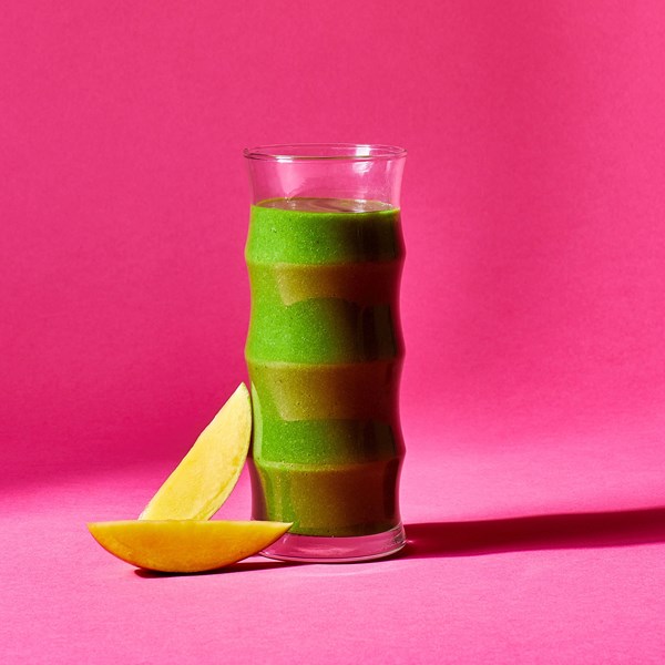 Mango and greens smoothie