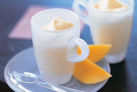 Mango and lime fool