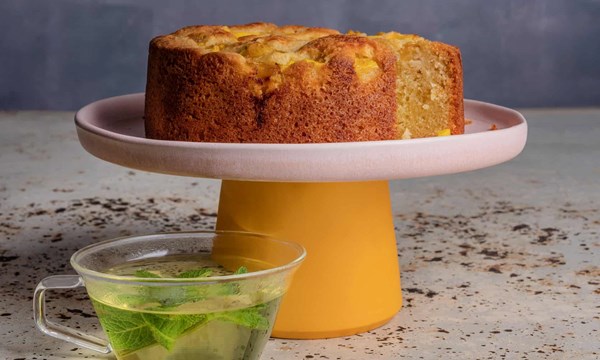 Mango and pineapple cake
