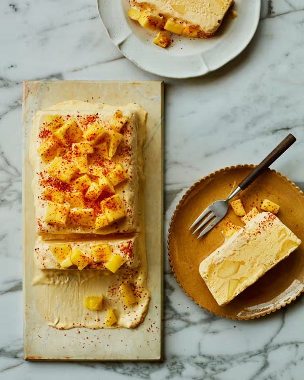 Mango and Tajín semifreddo
