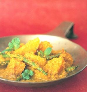 Mango and vegetable curry