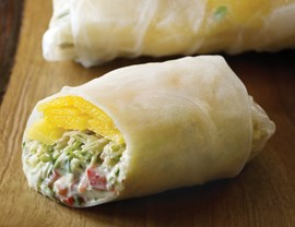 Mango-avocado rolls