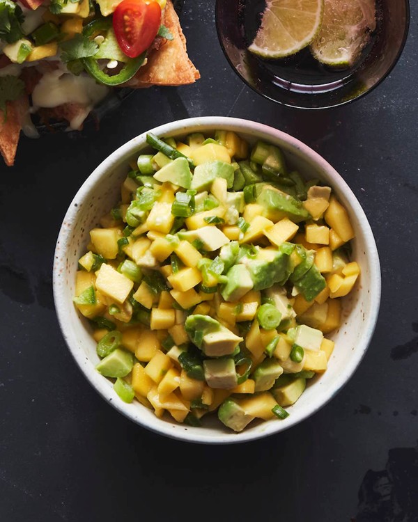 Mango avocado salsa