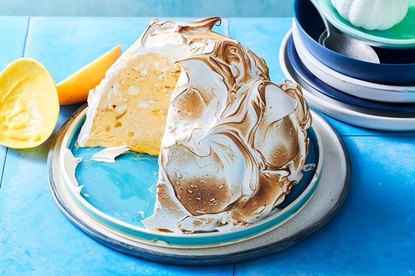 Mango bombe Alaska
