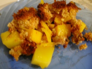 Mango brown betty