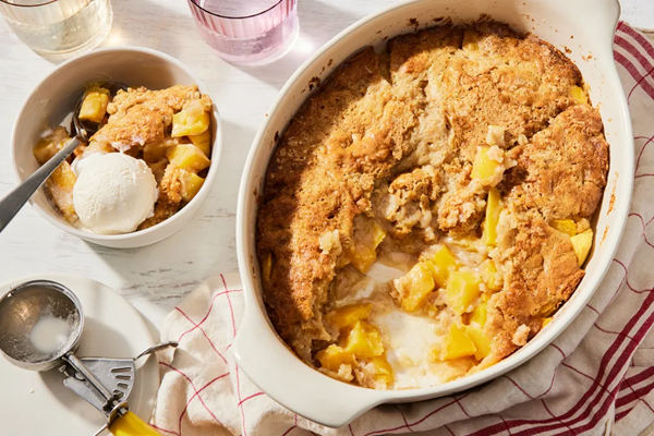 Mango-cardamom cobbler from Sapna Punjabi-Gupta