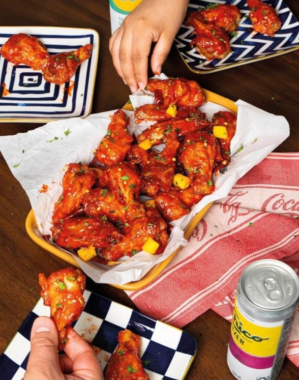 Mango chamoy wings 