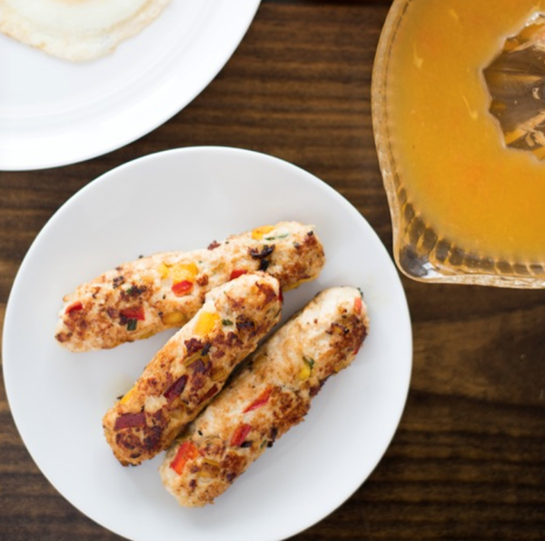Mango chicken breakfast sausage