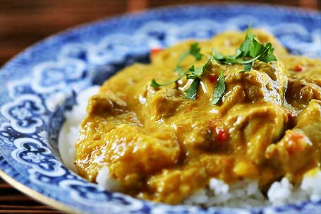 Mango chicken curry