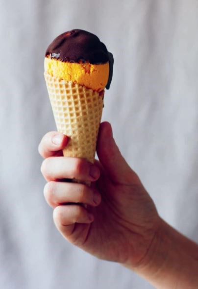 Mango choc tops