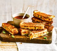 Mango chutney cheese toasties