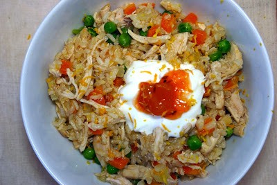 Mango chutney chicken pilaf
