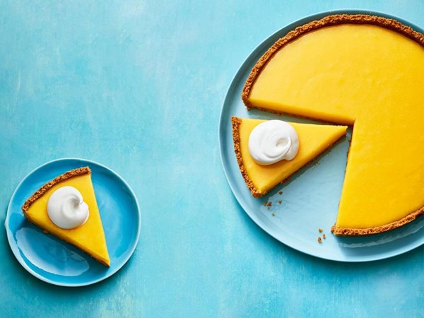 Mango-citrus tart