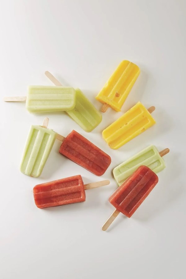 Mango-coconut pops