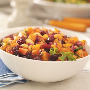 Mango cranberry salsa